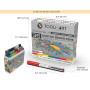 36 Stylos de Peinture Acrylique à Pointe Flexible avec Couleurs Essentielles - Contrôle Automatique du Flux 1-5mm pour Peinture