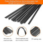QUARKZMAN 20Pcs de Baguettes de Soudage en Plastique de 8 Pouces pour PP, pour Pare-Chocs de Voiture, Réparation de Kayak, Soude