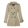 Breizh Ocean - Ciré Imperméable, du XS au 3XL, Création Française CARNAC, Trench Femme avec Capuche Amovible - Coupe vent, Imper