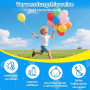 Elalove 110 ballons en latex 27cm – Kit multicolore pour anniversaire, mariage, baby shower, décoration fête, compatible hélium,