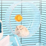 Roue Hamster 21 cm, Roue d'exercice Silencieuse pour Hamster, Roue de Course pour Chinchilla Gerbilles, Hamsters Wheel de Jouet