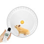 Roue Hamster 21 cm, Roue d'exercice Silencieuse pour Hamster, Roue de Course pour Chinchilla Gerbilles, Hamsters Wheel de Jouet