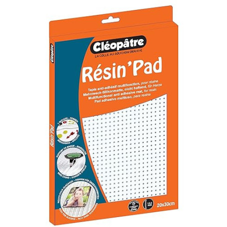 CLEOPATRE- Plan de Travail Silicone anti-adhésif multifonction pour travailler la Résine
