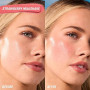 Revolution Superdewy Liquid Blush Burst, Fard à joues liquide à pigmentation buildable, formule sérum aux peptides et acide hyal