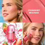 Revolution Superdewy Liquid Blush Burst, Fard à joues liquide à pigmentation buildable, formule sérum aux peptides et acide hyal
