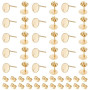 UNICRAFTALE 100 pièces 8mm 304 boucles D'Oreilles en Acier Inoxydable Résultats Plat Rond Oreille Goujon Doré Composants pour Fe