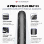 Hutchinson Blackbird Pneu pour vélo de Route Performance Tubetype