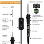 Fer à Souder Kit 80W Température Réglable 180-520°C Electronique de Precision avec Interrupteur ON/OFF, 5 Conseils de soudage, P