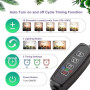 Niello 3Têtes Lampe pour Plantes, Lampe de Plante en Croissance, Auto - on/off 3/9/12H, Spectre Complet Lampe LED Horticole pour