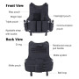 ACEXIER Gilet Airsoft Molle Gilet Tactique Porte Plaque Swat Gilet de Pêche Chasse Paintball Gilet Militaire Armée Armure Police