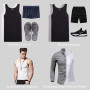 NUOZA Lot de 5/3 Débardeur Homme Maillot de Corps 100% Coton Toutes Les Tailles et Les Couleurs
