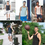 NUOZA Lot de 5/3 Débardeur Homme Maillot de Corps 100% Coton Toutes Les Tailles et Les Couleurs