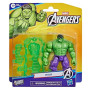 Marvel Avengers ActionVerse, Figurine Hulk de 11,5 cm et Accessoires, Jouets de Super-héros et Figurines pour Enfants, dès 4 Ans