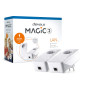 devolo Magic 2 LAN Starter Kit: 2x Adaptateurs, Prise Gigogne (2 400 Mbit/s, 1x Port Gigabit Ethernet), idéal télétravail, gamin
