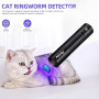 Alonefire SV114 3W Lampe Torche UV LED 365nm Petit Type C USB Rechargeable Lampe Ultraviolet Lumiere Noire Détecteur D'urine pou