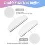 Lot de 20 Bloc Polissoir Ongles, 100/180 Polissoir a Ongle pour Ongles en Acrylique ou Gel Naturel, Lime Polissoir Ongles pour U