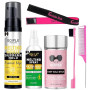 Lace Melting Spray Lace Melt Mousse et de Maintien de la Dentelle, Adhésif pour Cheveux Sans Colle pour Perruques, Spray de Fusi