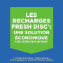 Canard WC - Recharges Fresh Disc Marine – Bloc Sans Cage Nettoyant WC - 3x100 Jours De Nettoyage Puissant – 6 Recharges