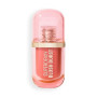 Revolution Superdewy Liquid Blush Burst, Fard à joues liquide à pigmentation buildable, formule sérum aux peptides et acide hyal