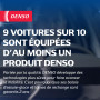 DENSO Balai d'essuie-glace hybride (DU-040L) 400mm, pour véhicules à gauche, silencieux et durable, avec un design aérodynamique