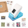 BAOFALI Perforatrice rectangulaire de 2,5 x 0,20,3 cm - Perforatrice à levier pour travaux manuels sur papier, scrapbooking, fab
