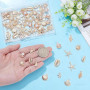 UNICRAFTALE Lot de 100 Pièces d'Emblemes Océan Assortis en Emblemes de Vie Marine Métalliques Poissons de Mer Coquillages Etoile