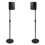 Lot de 2 Supports d'Enceinte Universel pour Enceintes Jusqu'à 73-140 cm Support d'enceinte Support de Sol Réglable en Hauteur pa