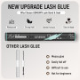 GEMERRY Lash Bond et Seal 2 en 1 d'Extension de Cils Colle Faux Cils Eyelash Extension Glue (Noir)