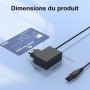 Newding 15V HQ8505 Rasoir Chargeur pour Philip HC5630 QP6651 QP6510 QP6520 QP6530 QP6541 QP6620 QP6650 MG7745 MG7730 MG7720, ave
