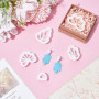 UNICRAFTALE 4 Styles Emporte Pièces en Argile Polymère en Forme de Feuille Emporte Pièces pour Boucles D'Oreilles en Argile Méla