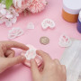 UNICRAFTALE 4 Styles Emporte Pièces en Argile Polymère en Forme de Feuille Emporte Pièces pour Boucles D'Oreilles en Argile Méla