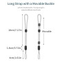 COBEE Lot de 6 dragonnes réglables en nylon pour téléphone portable, camara, clés, clé USB, portefeuille, étiquette d'identité,