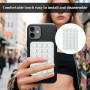 Kuugeo 4 Pièces Ventouse TéLéPhone Portable,Silicone Support de téléphone antidérapant,Support Telephone Ventouse pour Selfies e