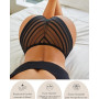 ALL OF SHE Lot de 5 Culotte sans Couture Femme Lingerie Femme Culottes Sexy en Dentelle Multipack S-XL
