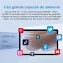 SUAAT Tablette 10 Pouces Android Octa Core avec 20Go RAM + 128Go ROM (2To TF) | 5G + 2.4G WiFi | FHD | GMS | Bluetooth 5.0 | 8MP