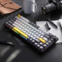 Clavier mécanique filaire AJAZZ AK820, clavier de jeu à 75 % avec bouton de contrôle du volume, touches PBT, 82 touches, coussin