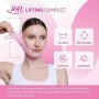 PLANTIFIQUE Masque Double Menton | Contour du Visage Femme et Homme | Bandeau Réutilisable aux Tissu Respirant Réglable | Ceintu