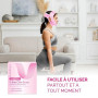PLANTIFIQUE Masque Double Menton | Contour du Visage Femme et Homme | Bandeau Réutilisable aux Tissu Respirant Réglable | Ceintu