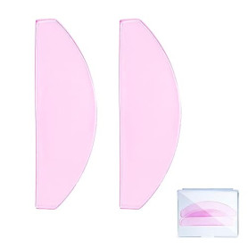 Pad rehaussement de cils coréen plat et fin,coussinets lash lift sans colle pour permanente complète,matériau TPE doux réutilisa
