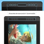 HUION Kamvas Pro 16 Tablette Graphique avec Ecran 15.6 Pouces avec 6 Raccourcis et 1 Barre Tactile Idéal pour Le Télétravail ...