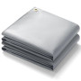 PAWBOSE Lot de 2 couvertures de soudage 120x180 cm, ignifuge fibre verre enduite silicone pour soudage/découpage. Protection ult