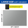PAWBOSE Lot de 2 couvertures de soudage 120x180 cm, ignifuge fibre verre enduite silicone pour soudage/découpage. Protection ult