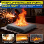 PAWBOSE Lot de 2 couvertures de soudage 120x180 cm, ignifuge fibre verre enduite silicone pour soudage/découpage. Protection ult