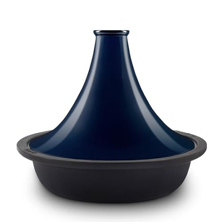 La Fonderie 1890 Tajine Induction Tous Feux en Fonte émaillée TINGHIR, Bol en Fonte, Couvercle en céramique, Tajines et Couscous