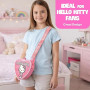 The Geeky Pop Sac enfant – Sac bandoulière avec fermeture zippée et sangle réglable pour fille