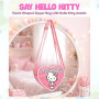 The Geeky Pop Sac enfant – Sac bandoulière avec fermeture zippée et sangle réglable pour fille
