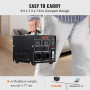 VEVOR Transformateur 220 V⇄110 V Convertisseur de Tension Élévateur Abaisseur 2000 W Transformateur de Puissance avec 2 Prises U