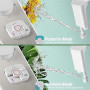 Samodra Pulvérisateur Bidet non électrique avec double buses rétractables autonettoyantes - Nettoyage avant et arrière - Bouton