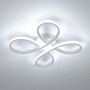 Comely Plafonnier LED Moderne, 30W 3400LM 30cm Lampe de Plafond, Luminaire Plafonnier LED pour Chambre salon, Salle à manger Cui