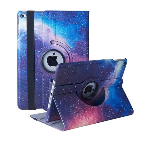 Étui Rotatif pour iPad 9,7" 6ème Génération, 5ème Génération/iPad Air 2/iPad Air – Support Rotatif à 360 Degrés Housse de Protec
